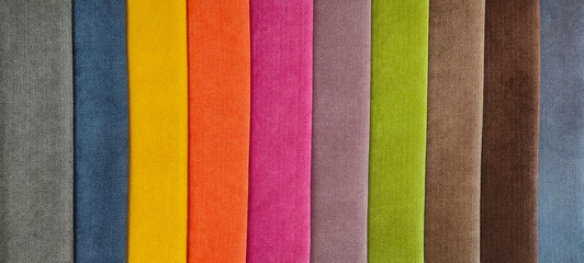 Abstract wallpaper many color fabric material . Colorful background 