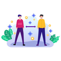 maintain a distance social distancing