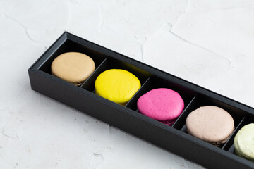 マカロンと白背景