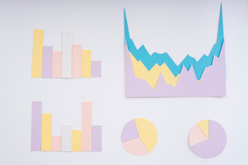 Many type of infographic diagram over white background.