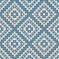  Seamless pattern with multicolored shapes.