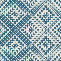  Seamless pattern with multicolored shapes.