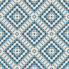  Seamless pattern with multicolored shapes.