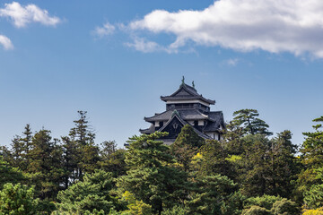 Obraz premium 国宝松江城天守閣 島根県松江市