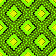 Seamless pattern with multicolored shapes.