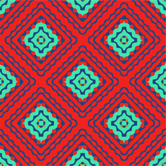 Seamless pattern with multicolored shapes.