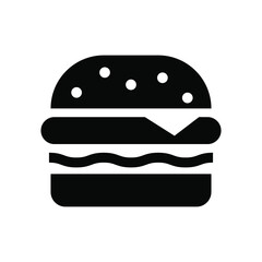 Hamburger icon vector graphic illustration