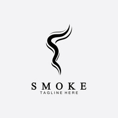 Smoke steam icon logo illustration isolated on white background,Aroma vaporize icons. Smells vector line icon, hot aroma, stink or cooking steam symbols, smelling or vapor