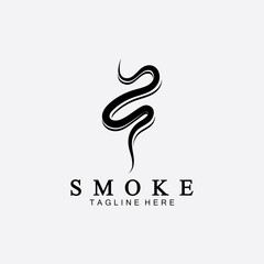 Smoke steam icon logo illustration isolated on white background,Aroma vaporize icons. Smells vector line icon, hot aroma, stink or cooking steam symbols, smelling or vapor