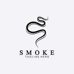 Obraz premium Smoke steam icon logo illustration isolated on white background,Aroma vaporize icons. Smells vector line icon, hot aroma, stink or cooking steam symbols, smelling or vapor