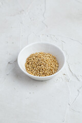 白ゴマと白背景