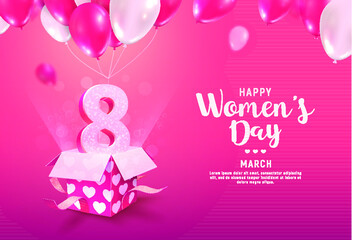 Background 8 March Greeting
