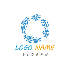 water splash icon vector illustration design template