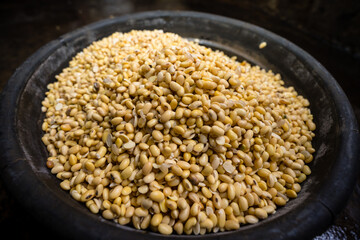 Soy bean as the main ingredient of tofu