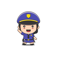 cute police woman