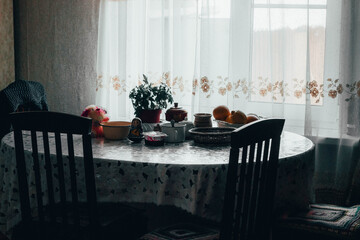 person sitting in a cafe