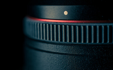 camera lens close up