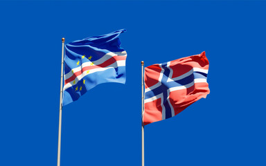 Flags of Norway and Cape Verde.