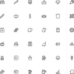 icon vector icon set such as: collection, cone, pepper, italy, ginger, doodle, wild, cock, american, lemon, blue, website, season, boletus, fungus, froth, full, ale, transparent, barrel, biscuit
