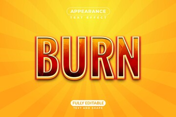 Editable Burn Fire Texture Text Effect Style For Branding, Mockup, Social Media Banner, Cover, Book, Games, Title