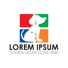 pet care vector , veterinarian logo