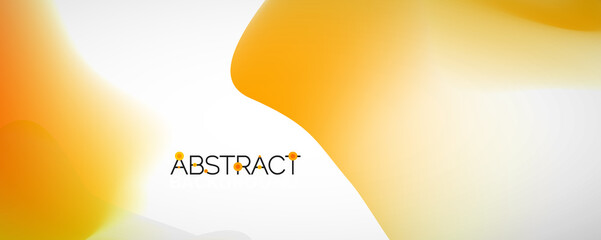 Fluid color gradient abstract background, trendy colorful wallpaper. Vector illustration for placards, brochures, posters, banners and covers