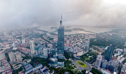 Naklejka premium Nanjing Zifeng Building