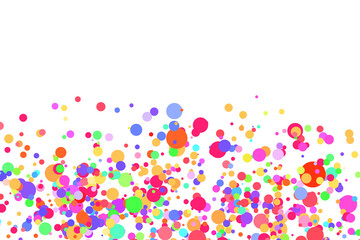 Light multicolor background, colorful vector texture with circles. Splash effect banner. Glitter silver dot abstract illustration with blurred drops of rain. Pattern for web page, banner,poster, card