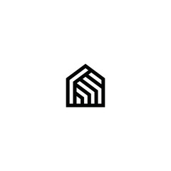 Geometric Home Letter G Logo Design