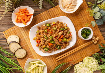 Traditional Chinese food dish