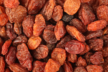 raisin; dry; grape; berry; raw; background; sugary; dried; closeup; fruit; vegetarian; organic; natural; nutrition; dessert; tasty; sweet; eat; ingredient; brown; food