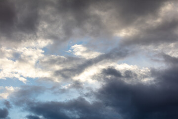Fototapeta na wymiar Rain clouds in the sky