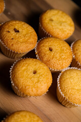 gingerbread sweets, airy cakes on background 