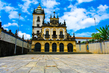 Fototapeta na wymiar Joao Pessoa - Brasil - Ciudad - Arquitectura - Colores - Edificios - Iglesia - Negocios - Antiguo - Calles - Cielo