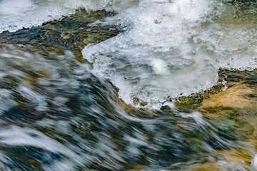Die kleine Ohe bei Waldhäuser im Winter