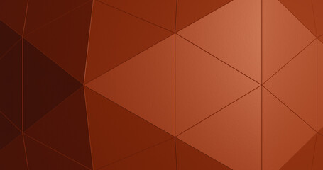 Render with brown triangles background