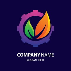 Eco tech logo design