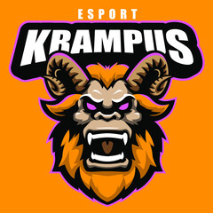 Krampus Team Esport  Logo design
