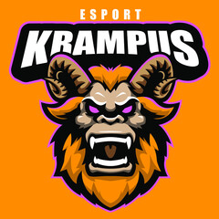 Krampus Team Esport  Logo design