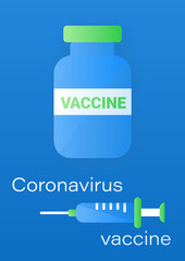 Coronavirus vaccine brochure. Vaccine development template of flyer, magazines, posters, book cover, banners. Coronavirus infographic concept background. Layout illustrations template page with icon