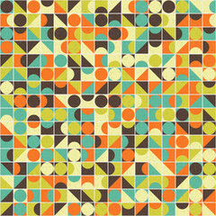 Abstract Geometric Pattern generative computational art illustration