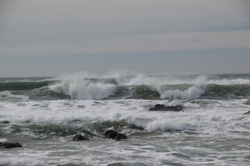 vague spectacle de la mer en Vendée