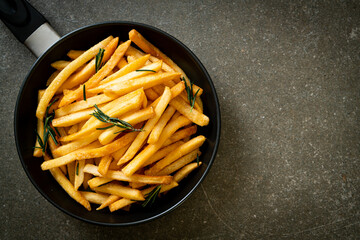 French fries with sour cream and ketchup