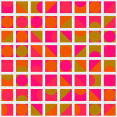 Abstract Geometric Pattern generative computational art illustration