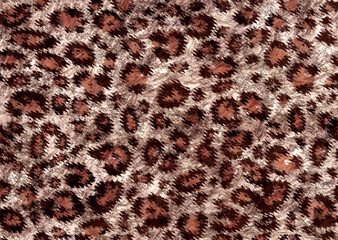 abstract leopard print 