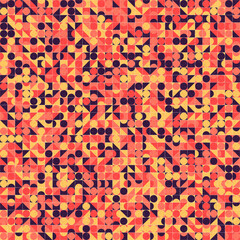 Abstract Geometric Pattern generative computational art illustration