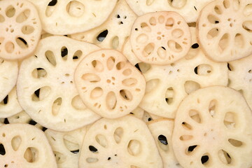 Lotus root  background