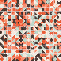 Abstract Geometric Pattern generative computational art illustration