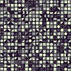 Abstract Geometric Pattern generative computational art illustration