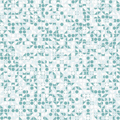 Abstract Geometric Pattern generative computational art illustration